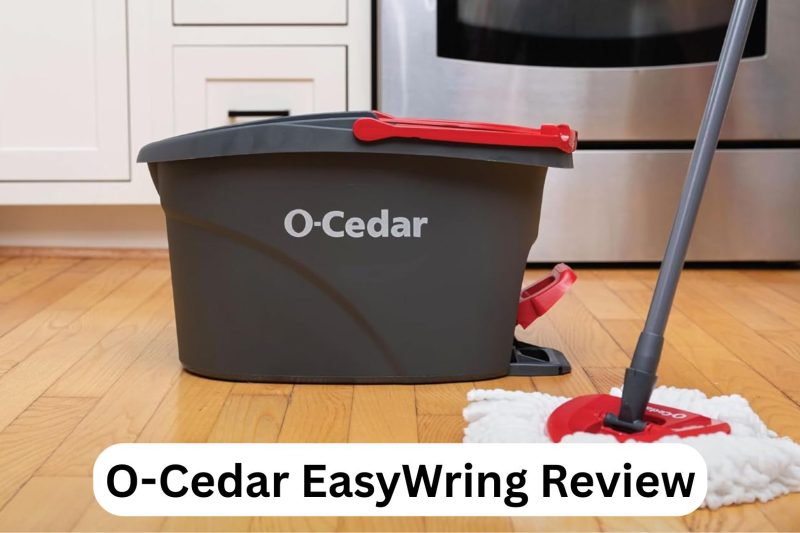 O-Cedar EasyWring Microfiber Spin Mop, Bucket Floor Cleaning System